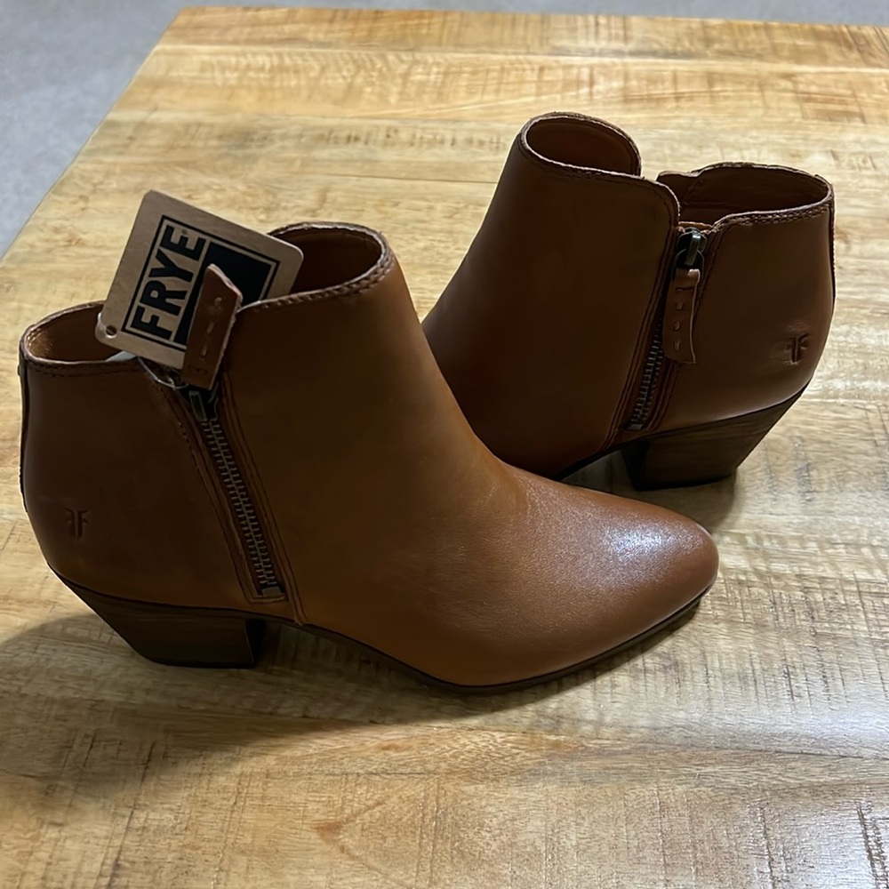 Leather booties from Frye